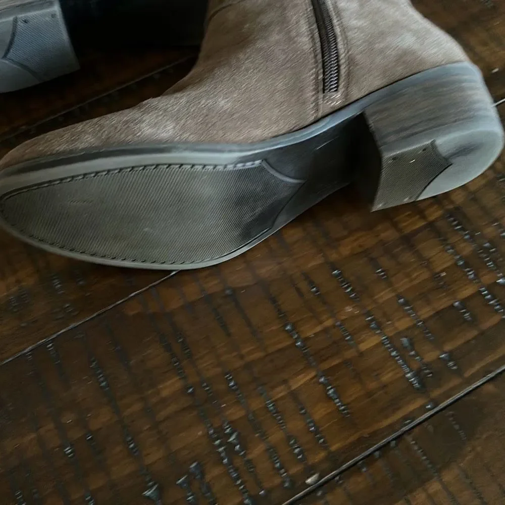 Skechers modern western bootie ankle boots brown 7.5
